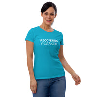 Women's short sleeve t-shirt "RECOVERING PLEASER"