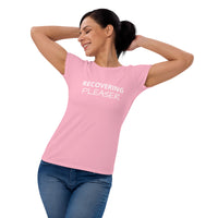 Women's short sleeve t-shirt "RECOVERING PLEASER"