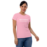 Women's short sleeve t-shirt "RECOVERING PLEASER"