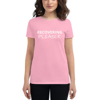 Women's short sleeve t-shirt "RECOVERING PLEASER"