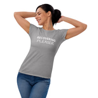 Women's short sleeve t-shirt "RECOVERING PLEASER"