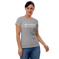 Women's short sleeve t-shirt "RECOVERING PLEASER"