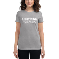 Women's short sleeve t-shirt "RECOVERING PLEASER"