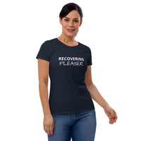 Women's short sleeve t-shirt "RECOVERING PLEASER"