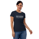Women's short sleeve t-shirt "RECOVERING PLEASER"