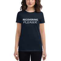 Women's short sleeve t-shirt "RECOVERING PLEASER"