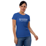 Women's short sleeve t-shirt "RECOVERING PLEASER"