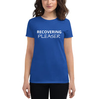 Women's short sleeve t-shirt "RECOVERING PLEASER"