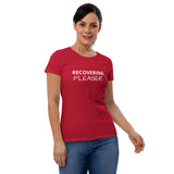Women's short sleeve t-shirt "RECOVERING PLEASER"