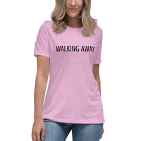 The most comfortable women's t-shirt!  "WALKING AWAY"