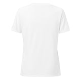 Women’s relaxed v-neck t-shirt. "LESS IS MORE"
