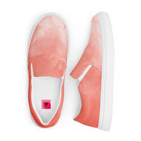 Women’s slip-on canvas shoes ORANGE FADE