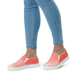 Women’s slip-on canvas shoes ORANGE FADE