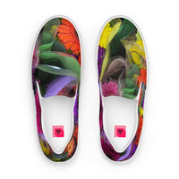 Women’s slip-on canvas shoes FLOWERS