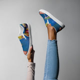 Women’s slip-on canvas shoes. MODERN ART