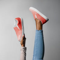 Women’s slip-on canvas shoes ORANGE FADE