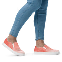 Women’s slip-on canvas shoes ORANGE FADE