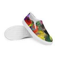 Women’s slip-on canvas shoes FLOWERS