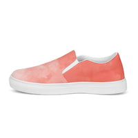 Women’s slip-on canvas shoes ORANGE FADE