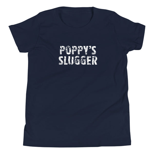 Youth light, soft, short sleeve T-Shirt "POPPY'S SLUGGER"