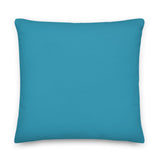 Premium Vintage Pillow with woman on beach