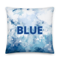 Premium Blue Ink Pillow