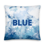 Premium Blue Ink Pillow
