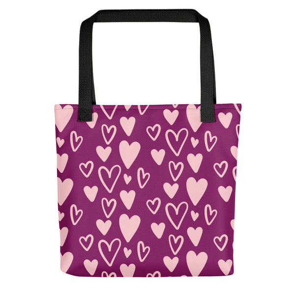 Heart Background Tote bag