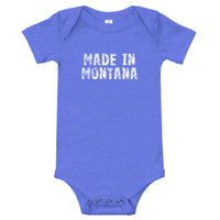 100% cotton one-piece Baby Onesie - "MADE IN MONTANA"