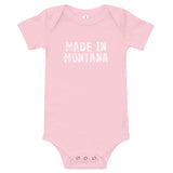 100% cotton one-piece Baby Onesie - "MADE IN MONTANA"