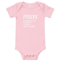 100% cotton one-piece Baby Onesie "PISCES"