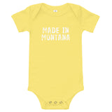 100% cotton one-piece Baby Onesie - "MADE IN MONTANA"