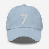 Great comfy hat with adjustable strap and curved visor. "7"