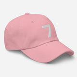 Great comfy hat with adjustable strap and curved visor. "7"