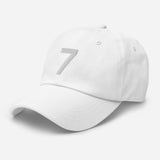 Great comfy hat with adjustable strap and curved visor. "7"
