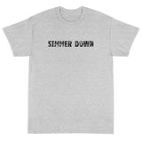 Short Sleeve T-ShirtShort Sleeve classic fit T-Shirt with thick cotton "SIMMER DOWN"