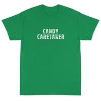Basic Softstyle T-Shirt made of a thicker, heavier cotton, but it's still soft and comfy "CANDY CARETAKER"