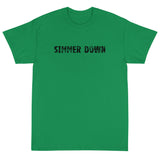 Short Sleeve T-ShirtShort Sleeve classic fit T-Shirt with thick cotton "SIMMER DOWN"