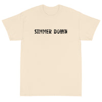 Short Sleeve T-ShirtShort Sleeve classic fit T-Shirt with thick cotton "SIMMER DOWN"