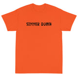 Short Sleeve T-ShirtShort Sleeve classic fit T-Shirt with thick cotton "SIMMER DOWN"