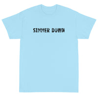 Short Sleeve T-ShirtShort Sleeve classic fit T-Shirt with thick cotton "SIMMER DOWN"