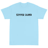 Short Sleeve T-ShirtShort Sleeve classic fit T-Shirt with thick cotton "SIMMER DOWN"
