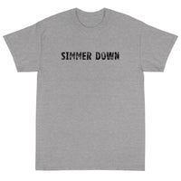 Short Sleeve T-ShirtShort Sleeve classic fit T-Shirt with thick cotton "SIMMER DOWN"
