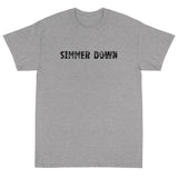 Short Sleeve T-ShirtShort Sleeve classic fit T-Shirt with thick cotton "SIMMER DOWN"
