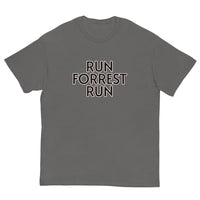 100% cotton classic tee. "RUN FOREST RUN"