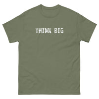100% cotton classic tee with a more structured look...trendy! "THINK BIG"