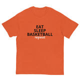 100% cotton classic tee "EAT, SLEEP, BASKETBALL"
