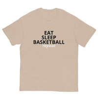 100% cotton classic tee "EAT, SLEEP, BASKETBALL"