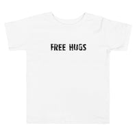 Super comfy 100% cotton toddler short sleeve tee. "FREE HUGS""