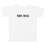 Super comfy 100% cotton toddler short sleeve tee. "FREE HUGS""